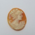 Vintage Cameo for jewellery - 19,6 mm x 24,4 mm