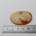 Vintage Cameo for jewellery - Cracked - 33,8 mm x 45,2 mm