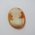 Vintage Cameo for jewellery - 23,1 mm x 30,8 mm