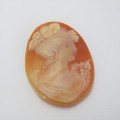Vintage Cameo for jewellery - 27,0 mm x 35,6 mm