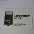Unomat BC24T electronic flash booklet