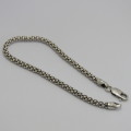 Sterling silver bracelet - Weighs 4,8 g - Length 21,5 cm