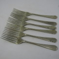 Set of 24 forks and spoons - Sipelia Rustles nickel silver