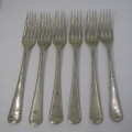 Set of 24 forks and spoons - Sipelia Rustles nickel silver