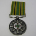 Set of 3 SA Police medals issued to O54223N Sergeant W de Villiers