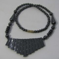 Beautiful Hematite necklace - 45cm