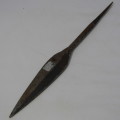Old spear tip from South West Africa