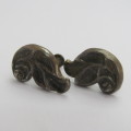 Vintage silver screw on earrings - Weighs 8,0 grams