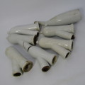 Lot of porcelain pipe bowls recovered in South West Africa in 1970`s