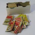 Collection of 65 Australian safety matchbox fronts
