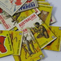Collection of 65 Australian safety matchbox fronts