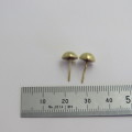 Pair of 9kt gold earrings - Weighs 0,6 g