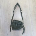 British 1958 Pattern kidney pouch and yoke converted to patrol bag - Bag size 24 x 26 cm