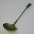 Antique silver plated soup ladle