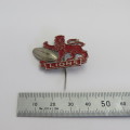 Vintage Lions rugby tour stick pin badge