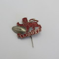 Vintage Lions rugby tour stick pin badge