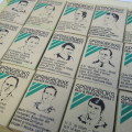 Set of 18 Springbok Past and Present series 1 safety matches - empty