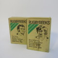 Set of 13vintage Springbok Rugby series safety matchboxes - empty