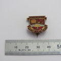 Vintage Hoërskool Kalahari pin badge