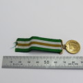 Rhodesia Independence commemorative decoration miniature medal - Livingstone mint issue