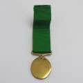 Rhodesia President`s medal for headman miniature - Livingstone mint issue
