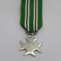 Rhodesia Prison cross for Gallantry miniature medal - Livingstone mint issue
