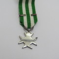 Rhodesia Prison cross for distinguished service miniature medal - Livingstone mint issue