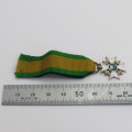 Rhodesia Legion of Merit (Civil division) miniature medal - Livingstone mint issue