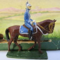 Lot of 2 Swedish African Engineers horse guards lead soldiers in box