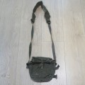 British 1958 Pattern kidney pouch and yoke converted to patrol bag - Size 26 x 25 cm