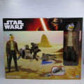 Hasbro Star Wars Speeder bike and Poe Dameron figurine - 12inch - in box