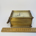 Smiths floating balance carriage clock - Vintage wind up - Working