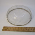 Vintage Glass bowl with silver plated rim
