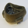 Antique brass mold for false teeth
