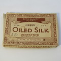 Antique green surgical oiled silk - in original box