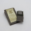 Packet with 11 diamond drilled eye needles - Antique - H Milward and Sons