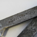 Original 19th Century Fleam bleeder - blood letting knife William Nicholson  blades inscribed AJC Bo