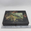 Antique handpainted storage box in very good condition - Rarely seen