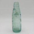 Vintage Heir Kamp Port Elizabeth glass bottle with marble