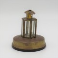 Brass LED mini lantern