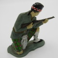 1964 Scottish soldier - kneeling with rifle - made by Louis Marx and Co. Ltd.