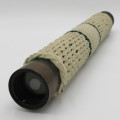 1944 WW2 W Ottawa Military black and brass telescope with very fancy work covering - 51cm