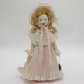Royal Doulton and Nisbet 1982 porcelain doll - Pink sash - No. 3147 of 5000