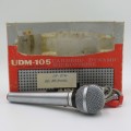 Vintage Hi-Mike UDM-105 Cardioid dynamic microphone in original box