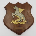 SADF Technical Service Corps plaque awarded to HA Smit