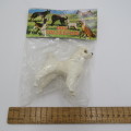 Vintage set of 6 collectible plastic dogs