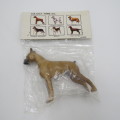 Vintage set of 5 collectible plastic dogs