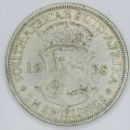 1938 SA Union Half Crown 2 1/2 Shilling - VF