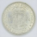 1944 SA Union Half Crown 2 1/2 Shilling - AU