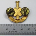 South Africa Regiment Uitenhage cap badge `A OUTRANGE`